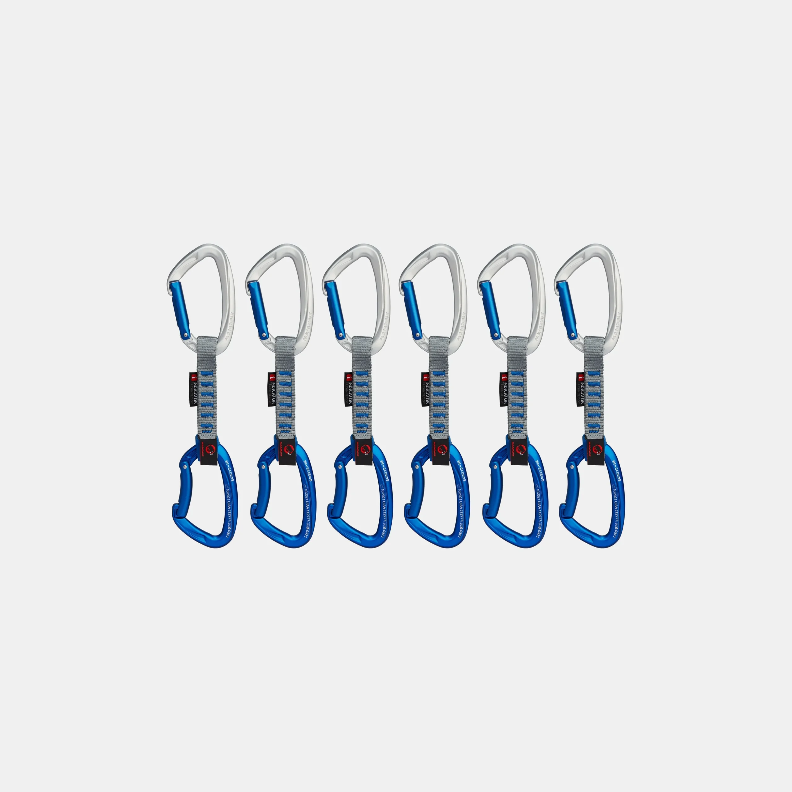 Crag Keylock 10 cm Indicator 6-Pack Quickdraws